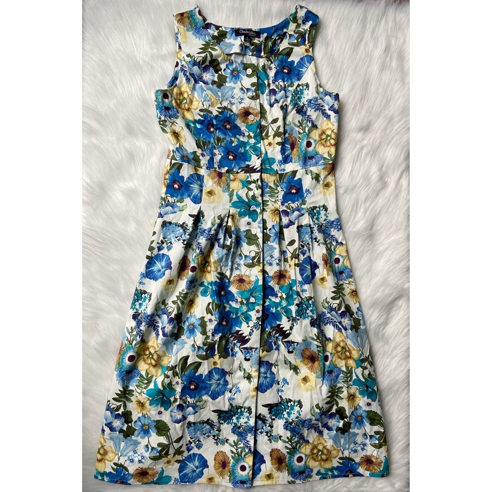 Chadwicks of Boston Floral Button Through Dress